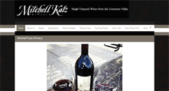 Desktop Screenshot of mitchellkatzwinery.com